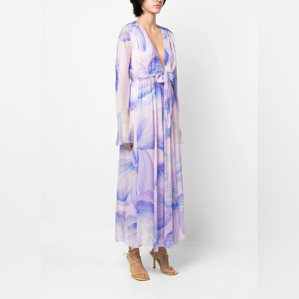 forte_forte 100% Silk Print Maxi Dreas NWT